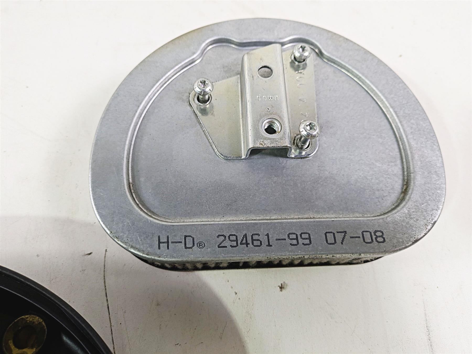 2009 Harley FXCWC Softail Rocker Air Cleaner Breather Filter Set 29581-08 {{ shop.shopifyCountryName }} - Mototech271