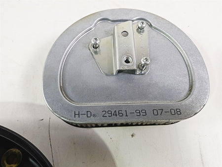 2009 Harley FXCWC Softail Rocker Air Cleaner Breather Filter Set 29581-08 {{ shop.shopifyCountryName }} - Mototech271