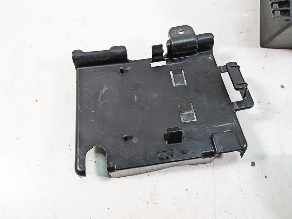 2008 Harley FLHTCU Electra Glide Plastic Battery Electrical Carrier Set 70348-08 {{ shop.shopifyCountryName }} - Mototech271