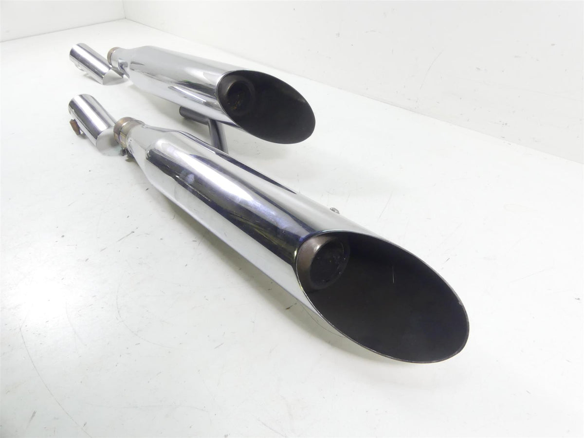 2007 Honda VTX1800 T1 Cobra Slash Cut Slip On Exhaust Pipe Mufflers 1176SC {{ shop.shopifyCountryName }} - Mototech271