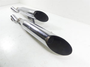 2007 Honda VTX1800 T1 Cobra Slash Cut Slip On Exhaust Pipe Mufflers 1176SC | Mototech271