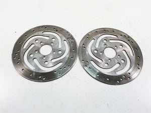 2006 Harley Touring FLHTCUI Electra Glide Front Brake Disc Rotor Set 44156-00 | Mototech271