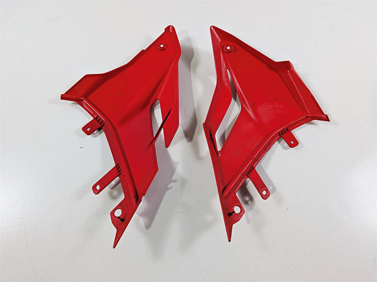 2023 Ducati Streetfighter V4 Red Lower Oil Cooler Cover Fairing Set 4801A651A-Mototech271