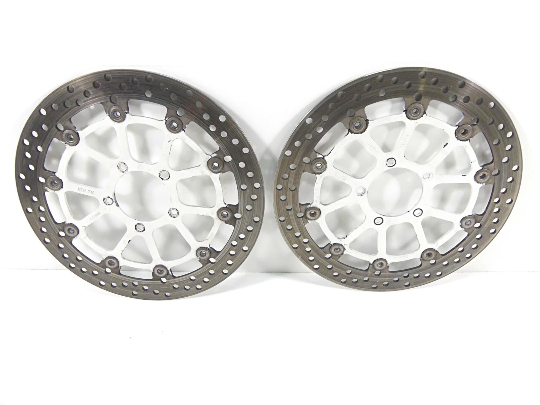 2012 Ducati Monster 1100 EVO Front Brembo Brake Rotor Disc Set 49241011A {{ shop.shopifyCountryName }} - Mototech271