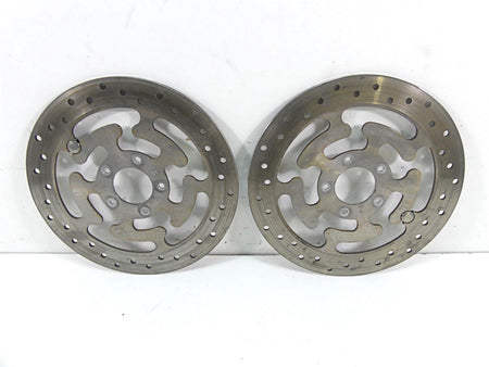 2010 Harley Touring FLHRC Road King Front Brake Disc Rotor Set 41808-08 41809-08 {{ shop.shopifyCountryName }} - Mototech271
