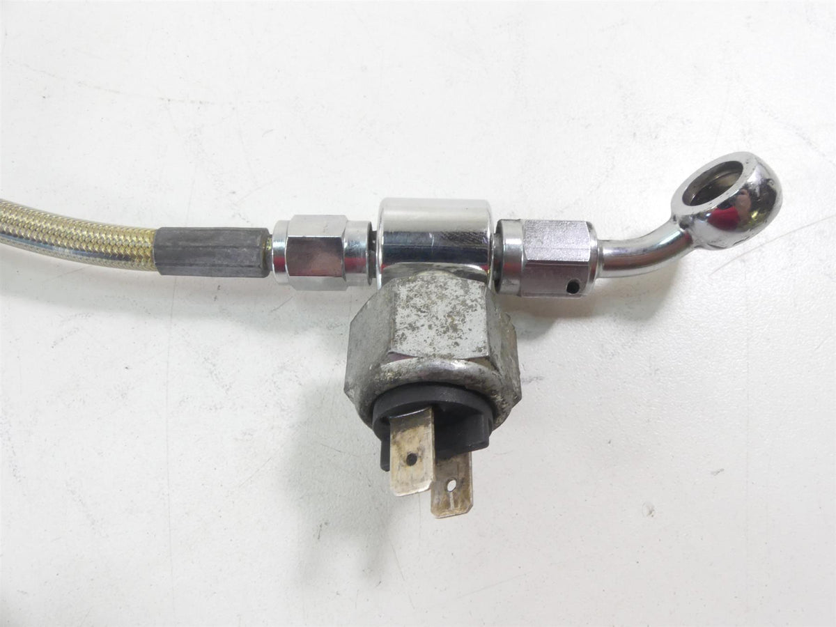 1997 Harley Dyna FXDS Super Glide Conv Rear Chrome Brake Caliper + Line 44050-87 {{ shop.shopifyCountryName }} - Mototech271