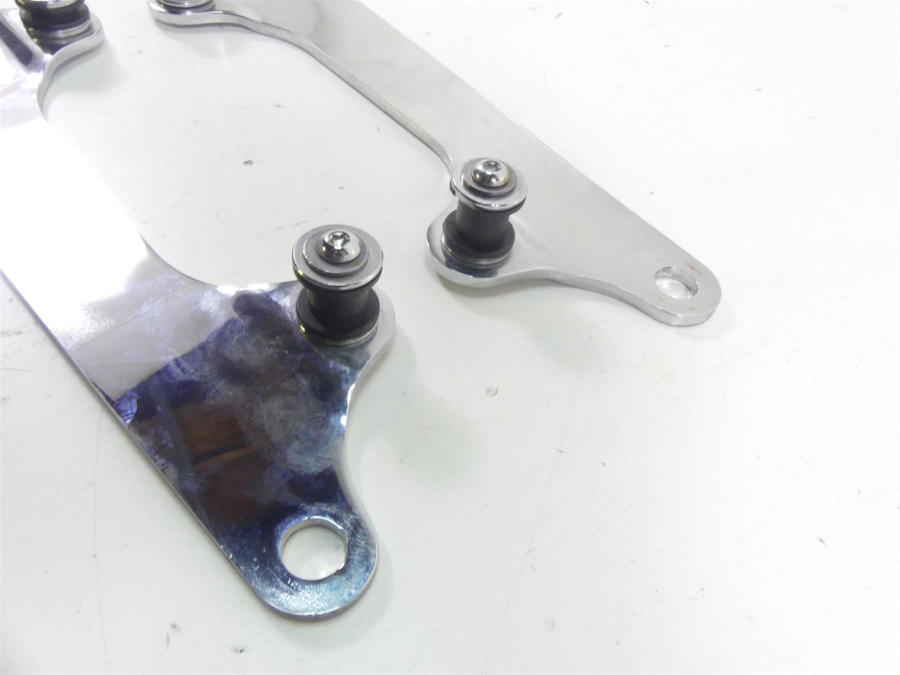 2015 Harley FLD Dyna Switchback Rear Backrest Sissy Bar Mounts {{ shop.shopifyCountryName }} - Mototech271