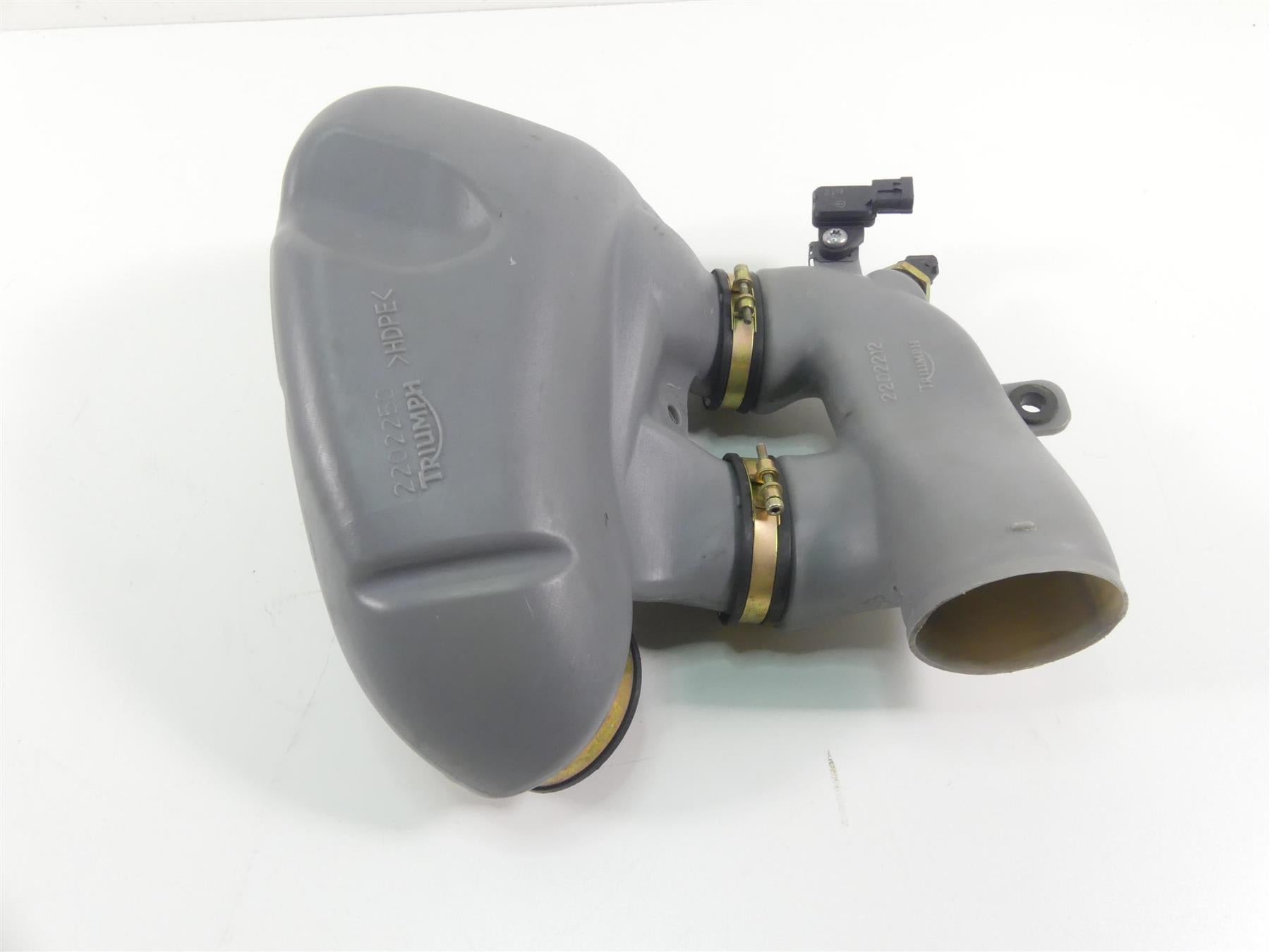 2013 Triumph Rocket 3 Touring Side Air Inlet Tube Duct Manifold Box T2202250 {{ shop.shopifyCountryName }} - Mototech271