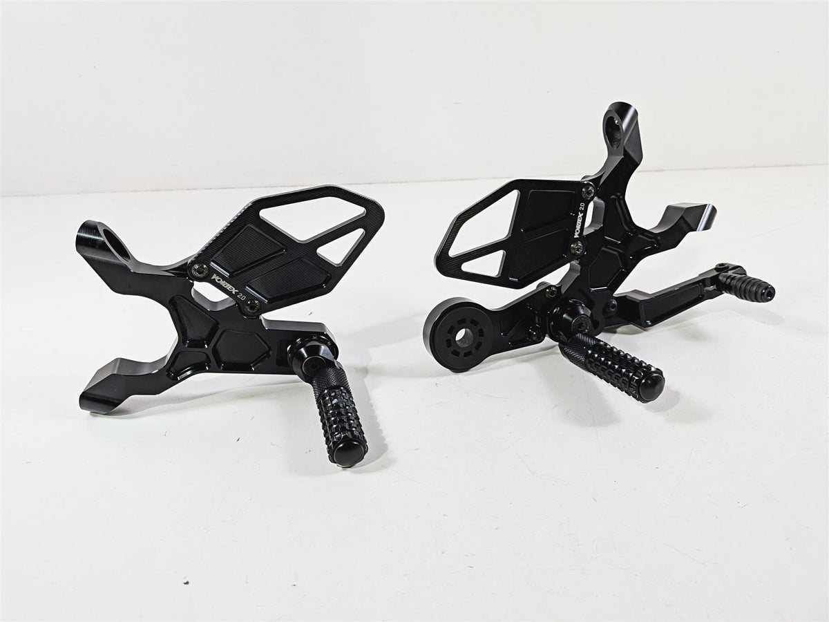 2024 BMW S1000RR K67 Front Rider Vortex Rearset Foot Peg Set - Read RS186K-Mototech271