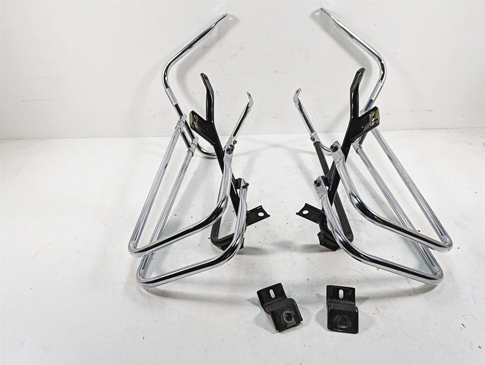 2009 Harley Touring FLHTCU Electra Glide Saddlebag Guard Holder Set 49188-09 {{ shop.shopifyCountryName }} - Mototech271