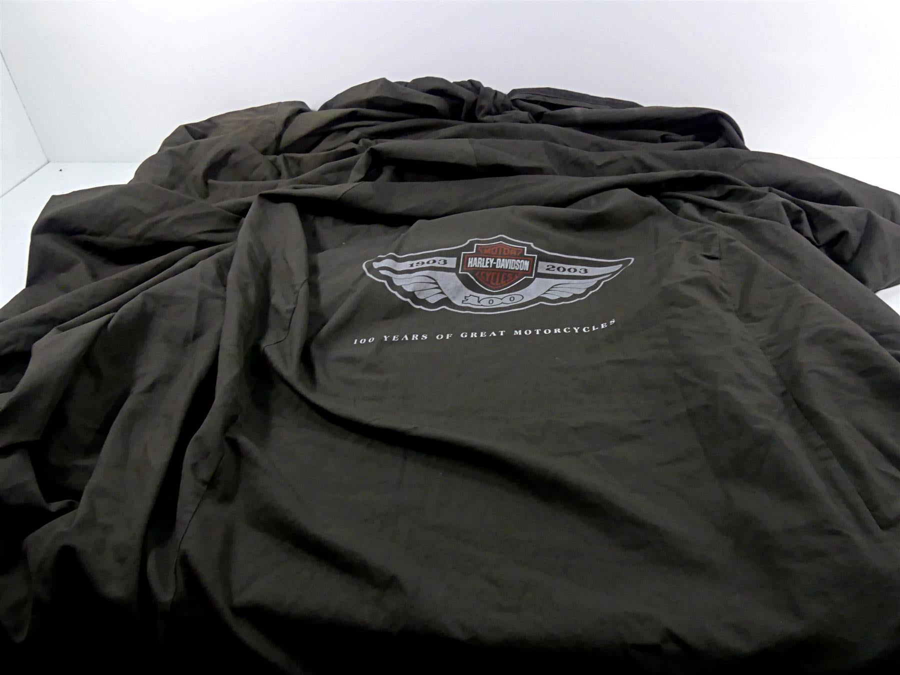 2003 Harley Touring FLHTCI E-Glide 100TH Large Bike Dust Cover 91627-03 {{ shop.shopifyCountryName }} - Mototech271