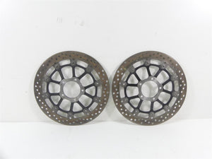 2015 Ducati Monster 1200 S Front Brake Rotor Disc Set 49241351A 49241341A