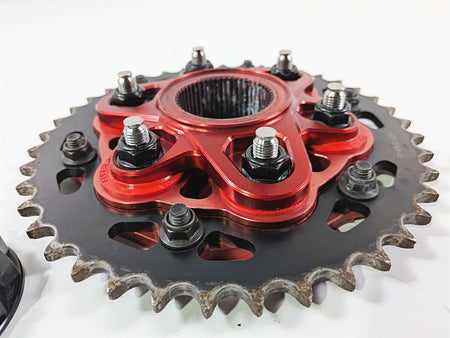 2017 Ducati Panigale 1299 AEM Factory Red Sprocket & Flange DU092 S50-804R-41-Mototech271