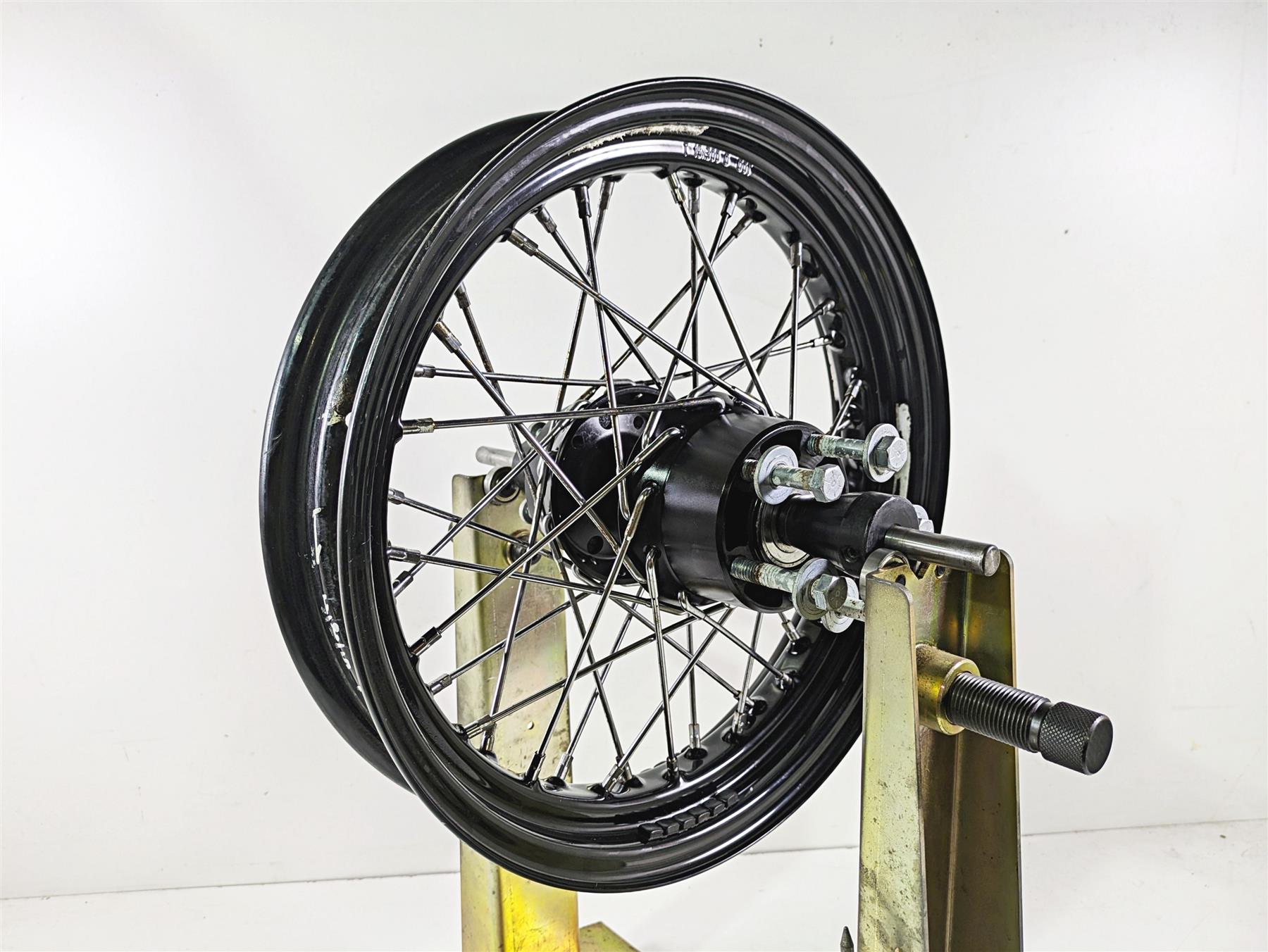 2017 Harley FLS Softail Slim Straight 16x3 Spoke Rear Wheel Rim  55109-12 | Mototech271