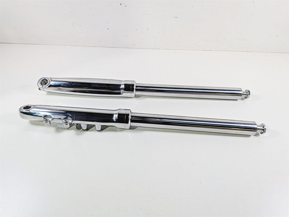2009 Harley FXCWC Softail Rocker Straight Chrome Front Fork Leg Set 46950-08 {{ shop.shopifyCountryName }} - Mototech271