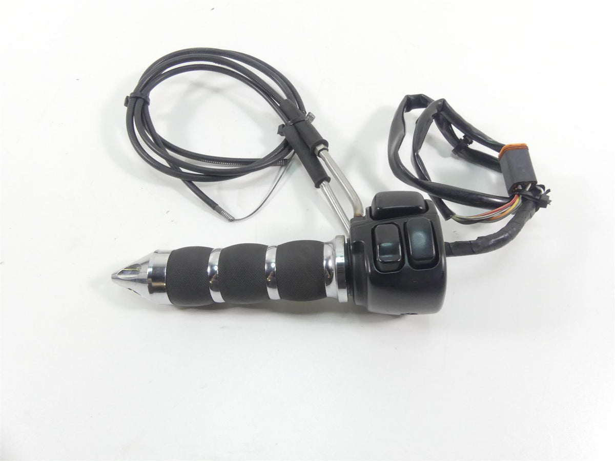 2006 Harley Sportster XL1200 Custom Right Control Switch +Throttle 71589-96B {{ shop.shopifyCountryName }} - Mototech271