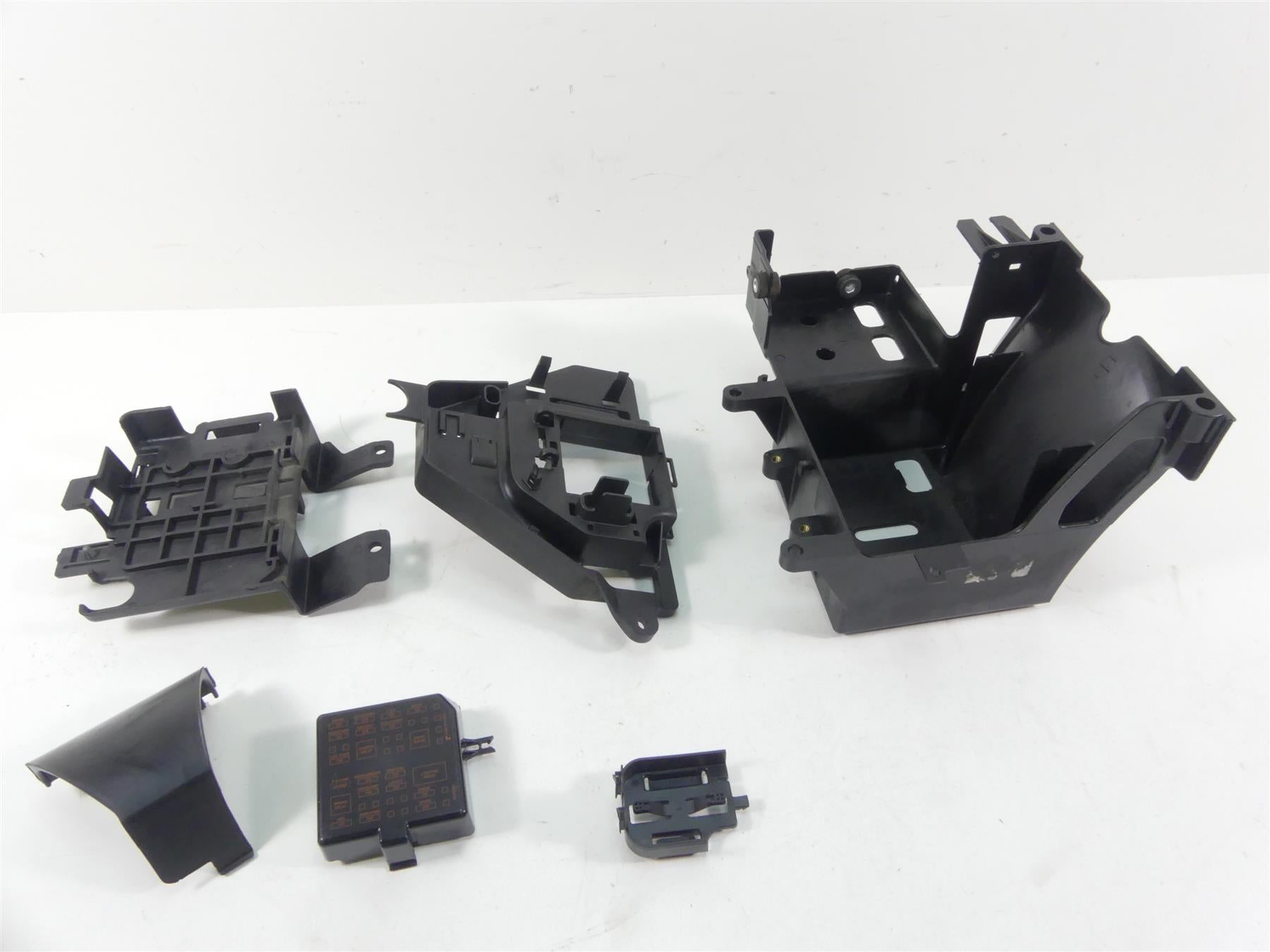 2012 Harley CVO FLHX SE3 Street Glide Battery Tray Electric Holder Set 66281-09 {{ shop.shopifyCountryName }} - Mototech271