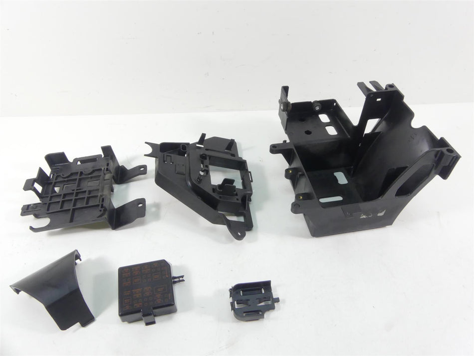 2012 Harley CVO FLHX SE3 Street Glide Battery Tray Electric Holder Set 66281-09 {{ shop.shopifyCountryName }} - Mototech271