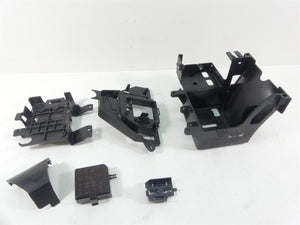2012 Harley CVO FLHX SE3 Street Glide Battery Tray Electric Holder Set 66281-09 | Mototech271