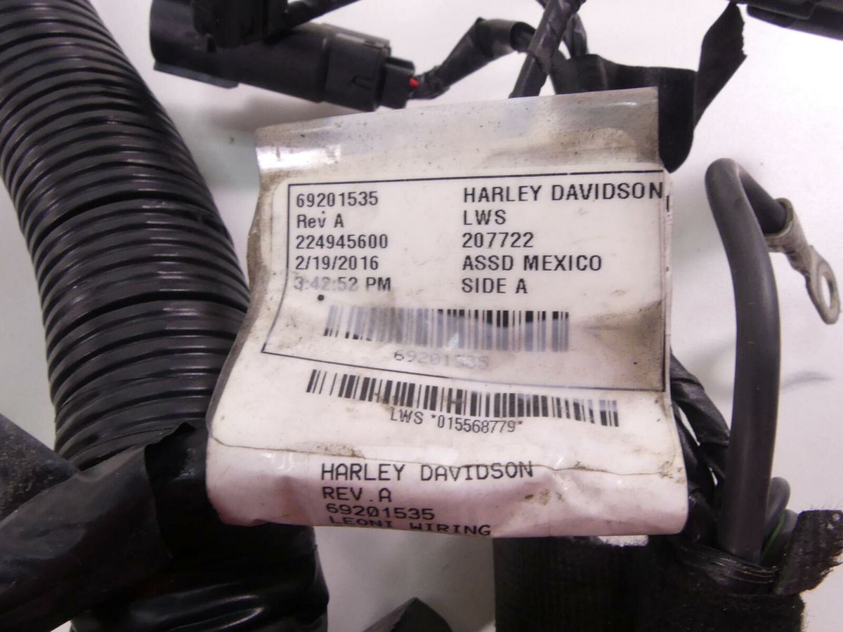 2016 Harley FXDL Dyna Low Rider Non Abs Main Wiring Harness Cable Loom 71072-12 {{ shop.shopifyCountryName }} - Mototech271