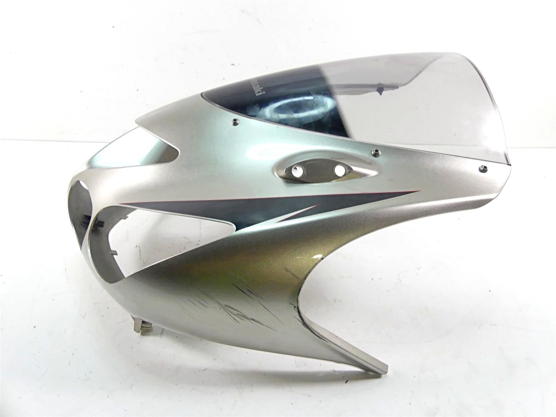 2010 Kawasaki ZX1400 ZX14 R Ninja Headlight Fairing & Windshield 55028-0162 {{ shop.shopifyCountryName }} - Mototech271