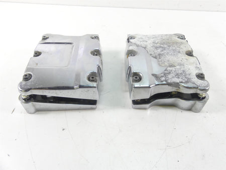 2002 Harley Softail FXSTDI Deuce Chrome Rocker Arm Box Cover Set 17543-99 {{ shop.shopifyCountryName }} - Mototech271