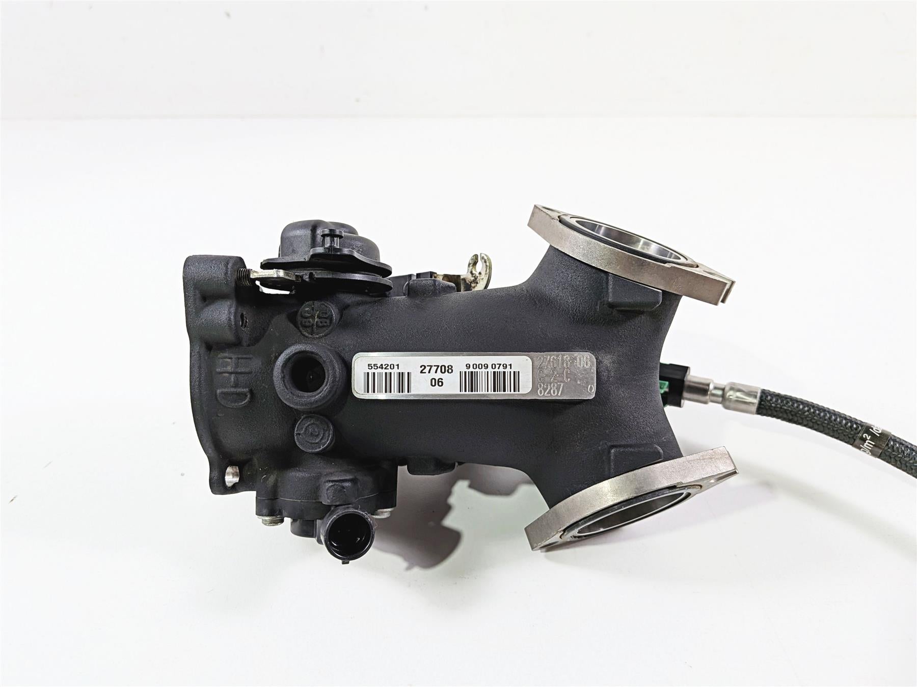 2009 Harley FXCWC Softail Rocker Throttle Body Fuel Injection 27708-06 27618-06 {{ shop.shopifyCountryName }} - Mototech271