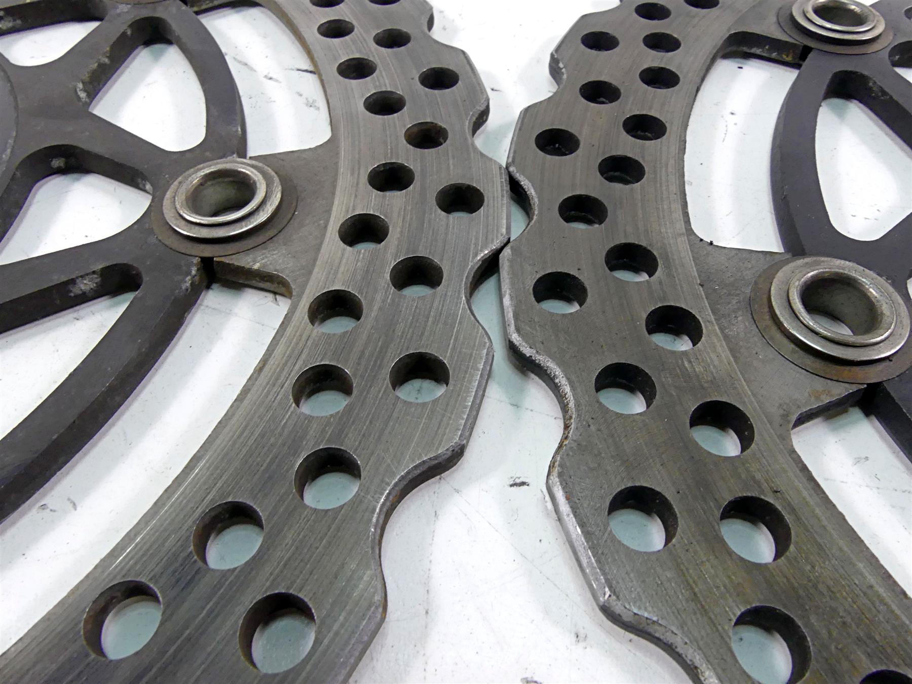 2010 Kawasaki ZX1400 ZX14 R Ninja Front Brake Rotor Disc Set 41080-0102-5C {{ shop.shopifyCountryName }} - Mototech271
