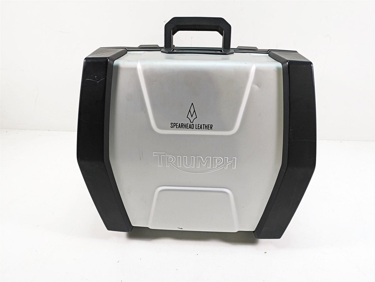 2012 Triumph Tiger 800XC ABS Left Pannier Saddle Bag Saddlebag Case T2353170 {{ shop.shopifyCountryName }} - Mototech271