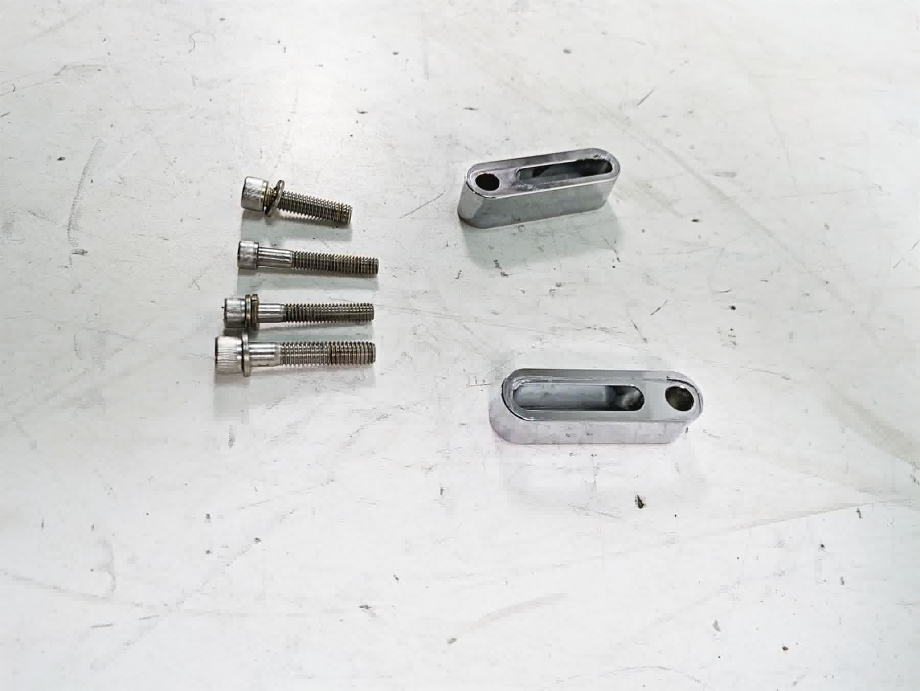 2010 Harley Touring FLHTCU Electra Glide Rear Floor Board Relocation Set {{ shop.shopifyCountryName }} - Mototech271