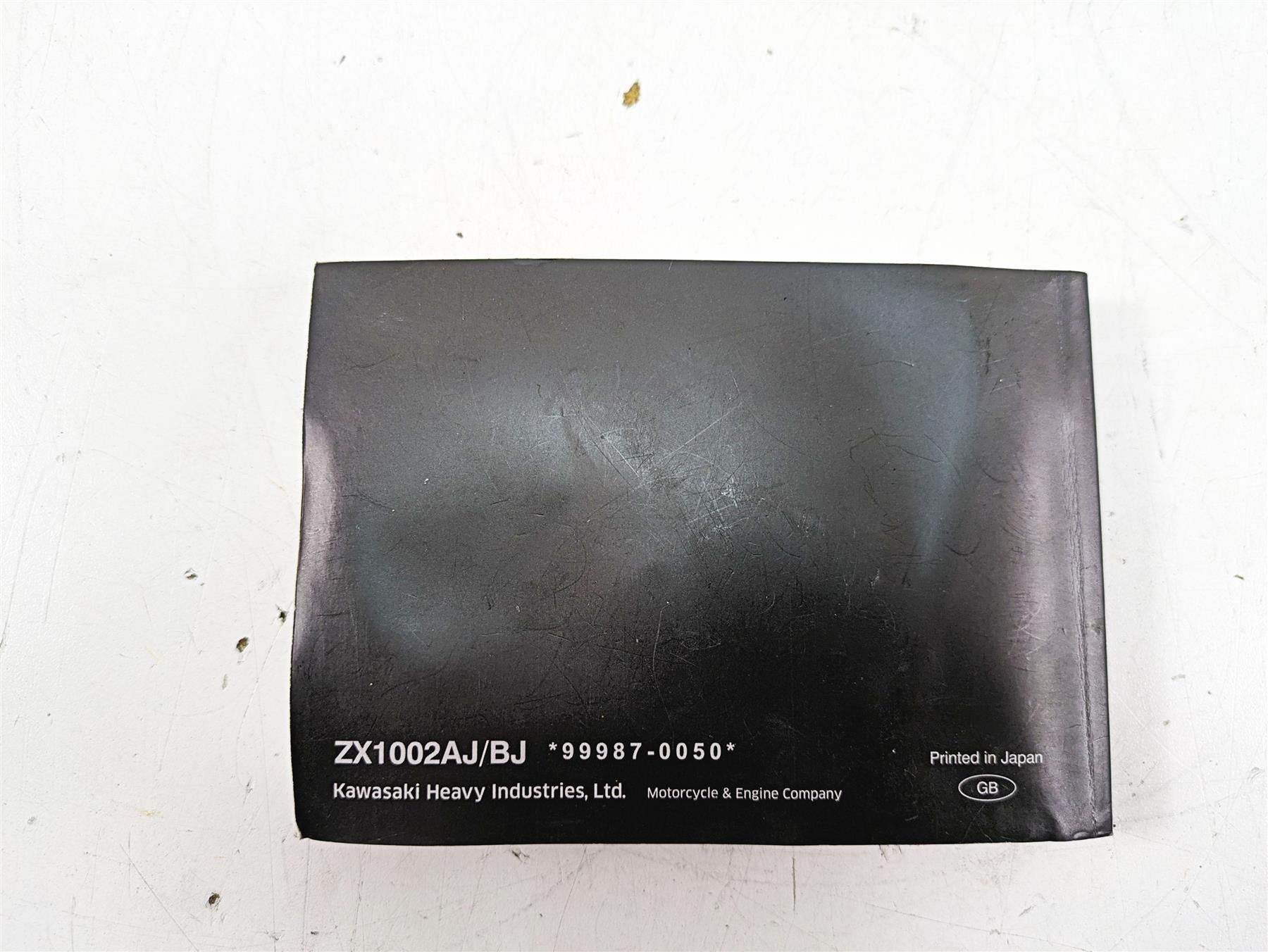 2018 Kawasaki ZX1002 Ninja H2 SX Owners Manual Booklet ZX1002AJ/BJ 99987-0050 {{ shop.shopifyCountryName }} - Mototech271