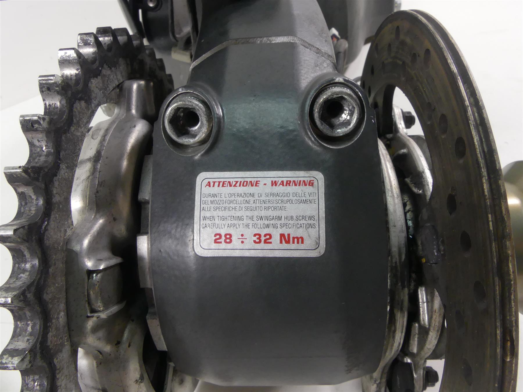 2012 Mv Agusta Brutale 1090 R Swingarm Swing Arm & Rear Axle 8AA0B3614 {{ shop.shopifyCountryName }} - Mototech271