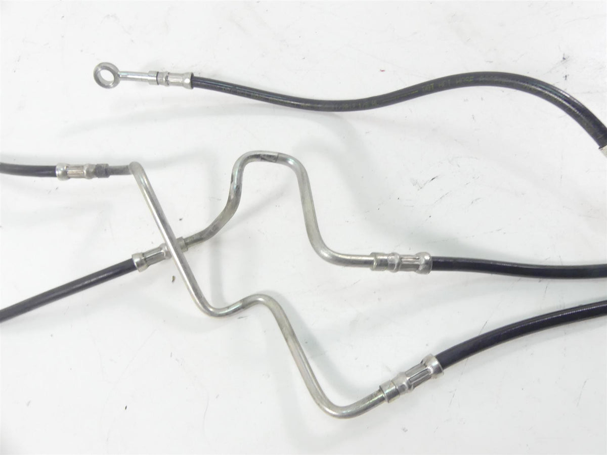 2014 Harley Touring FLHXS Street Glide Sp Front Abs Brake Line Hose Set 41800009 {{ shop.shopifyCountryName }} - Mototech271