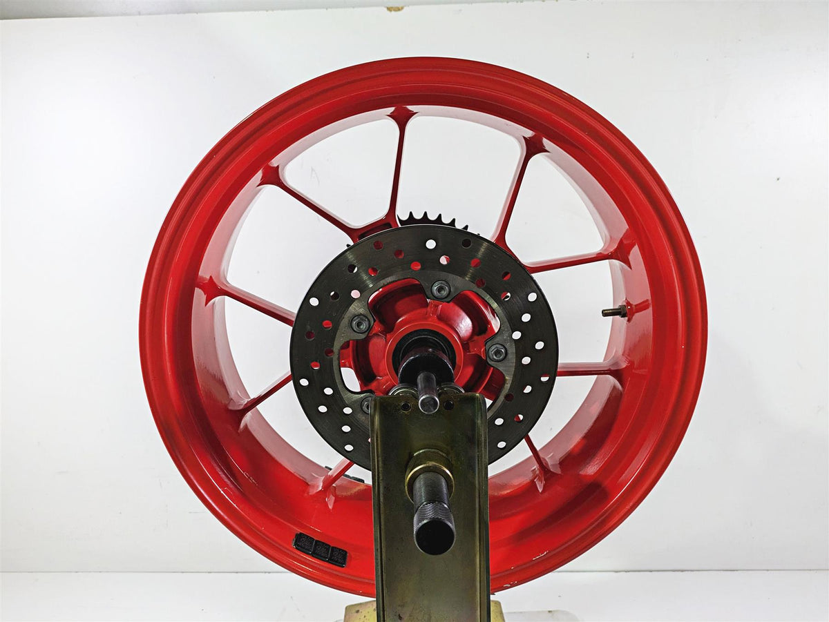 2008 Aprilia RSVR 1000 Factory Straight 17x6 Rear Wheel Rim AP8128206 {{ shop.shopifyCountryName }} - Mototech271