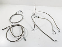 Load image into Gallery viewer, 2009 Harley Dyna FXDFSE CVO Fat Bob 10&quot; Handlebars Brake Throttle Clutch Cables
