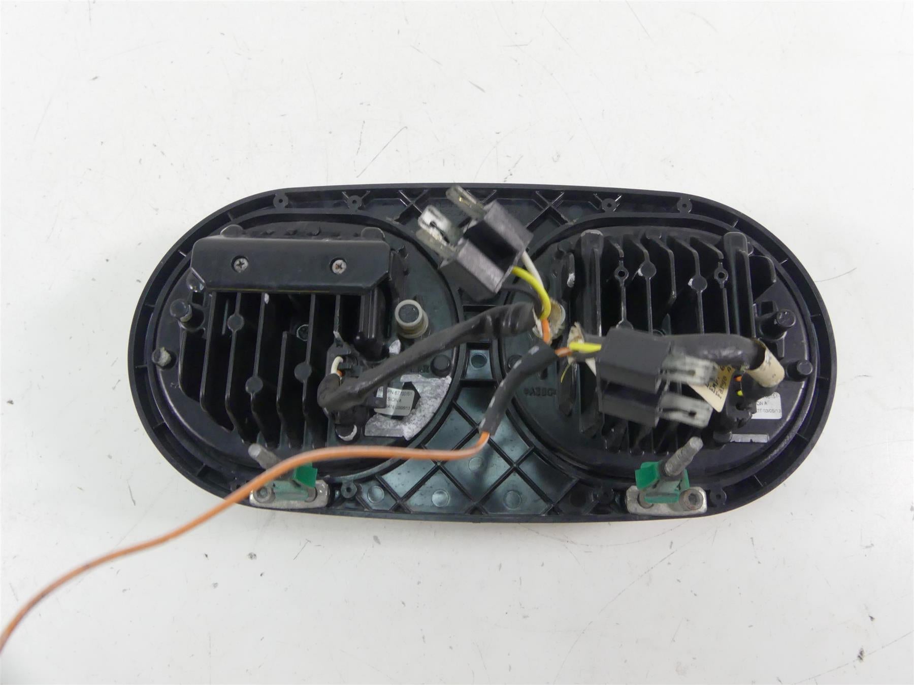 2011 Harley Touring FLTRX Road Glide Headlight Daymaker Head Light Set 67700151 {{ shop.shopifyCountryName }} - Mototech271