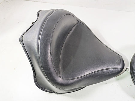 2014 Harley FLS Softail Slim Mustang Front Rear Wide Touring Seat Set 76752 {{ shop.shopifyCountryName }} - Mototech271