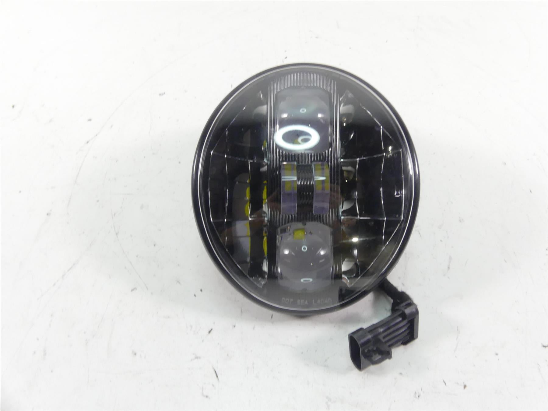 2012 Harley VRSCF Muscle Rod Aftermarket Led Headlight Head Light Lamp {{ shop.shopifyCountryName }} - Mototech271