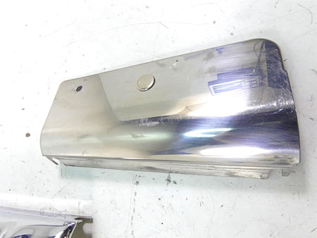 2011 Harley Softail FLSTF Fat Boy Headlight Fork Chrome Panel Cover Set 67982-07 {{ shop.shopifyCountryName }} - Mototech271
