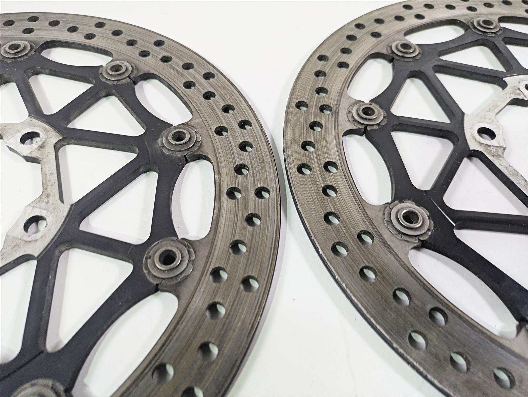 2016 Kawasaki ZX10R Ninja Brembo Front Brake Disc Rotor Set 41080