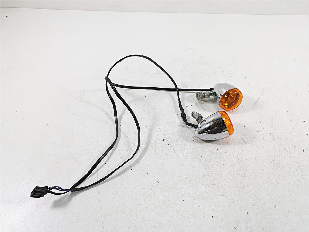 2006 Harley FLSTI Softail Heritage Front Blinker Turn Signal Set - Read 68972-00 {{ shop.shopifyCountryName }} - Mototech271