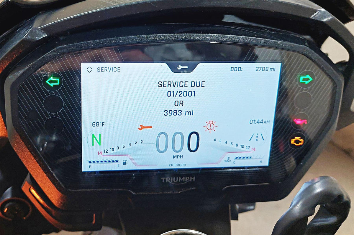 2023 Triumph Street Triple 765 RS Speedometer Gauges Instrument 2k Read T2503189 {{ shop.shopifyCountryName }} - Mototech271