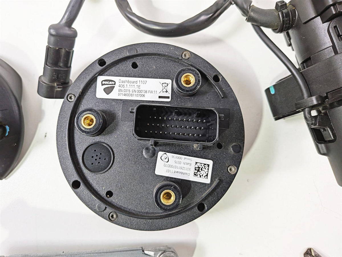 2015 Ducati Scrambler Urban Enduro Cdi Ecu Ignition Switch Speedo Set 40611111E-Mototech271