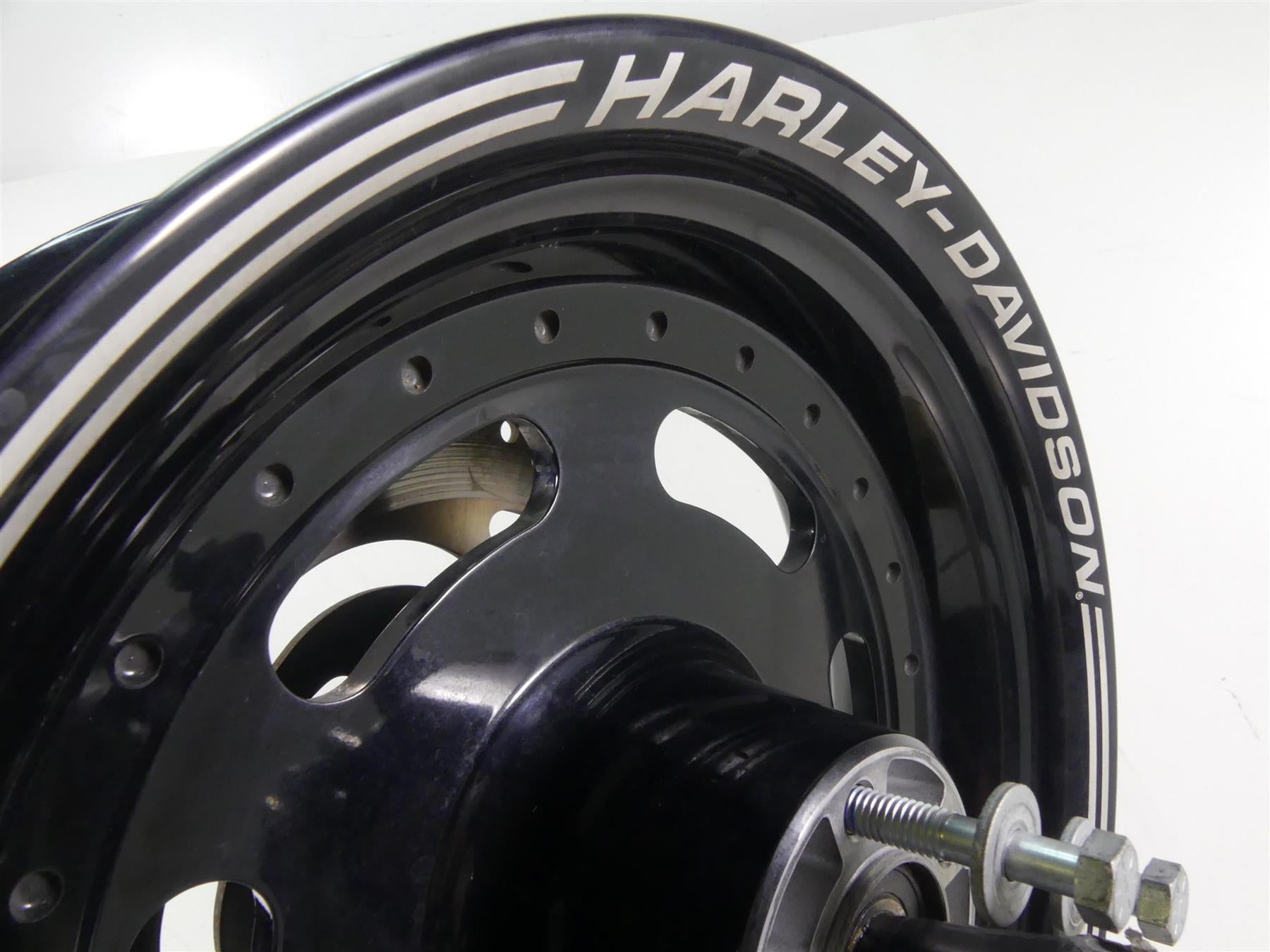 2014 Harley Dyna FXDF Fat Bob Straight Rear Black Wheel Rim 16x5 40900261 {{ shop.shopifyCountryName }} - Mototech271