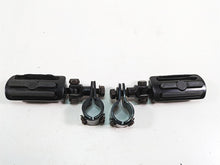 Load image into Gallery viewer, 2009 Harley Softail FLSTSB Cross Bones Aftermarket Black Highway Peg Set
