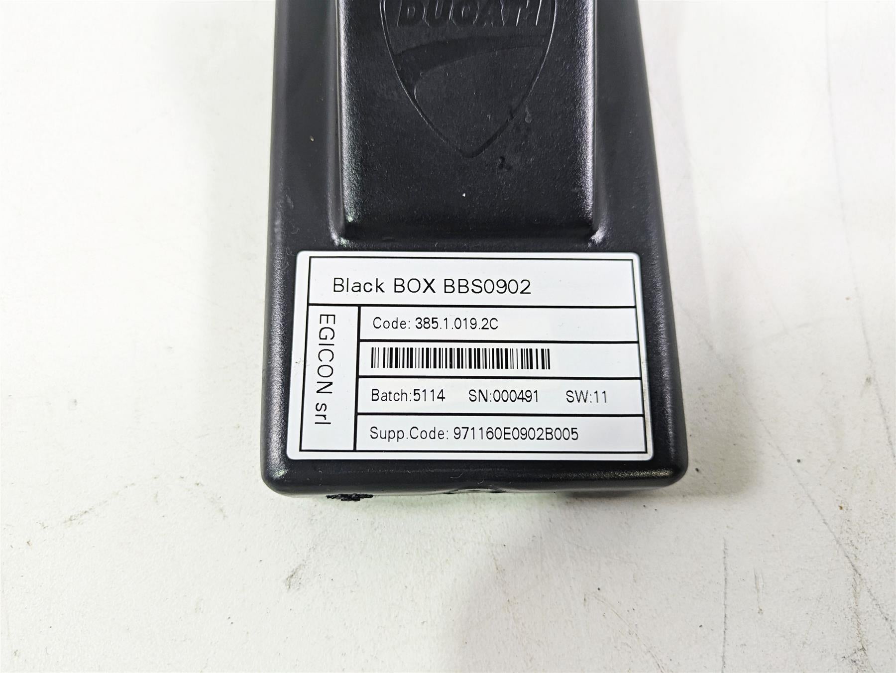 2015 Ducati Hypermotard 821 SP Black Box BBS0902 Control Module Unit 38510192C {{ shop.shopifyCountryName }} - Mototech271