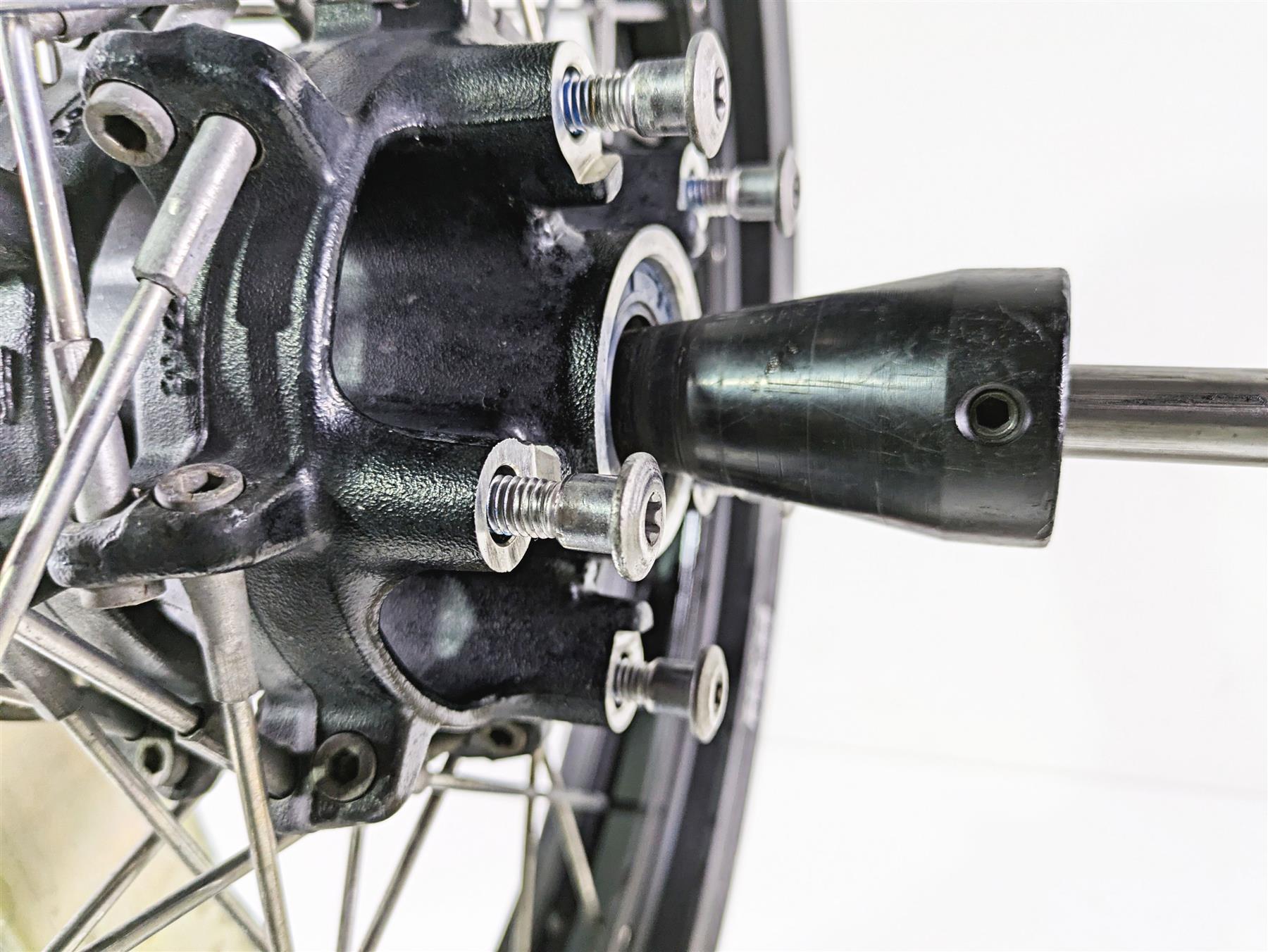 2015 Triumph Tiger Explorer XC Saxess 19x2.5 Dented Front Wheel Rim T2002300 {{ shop.shopifyCountryName }} - Mototech271