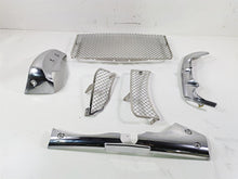 Load image into Gallery viewer, 2006 Triumph Rocket 3 Radiator Chrome Radiator Cover Set T2108413 T2108414 | Mototech271
