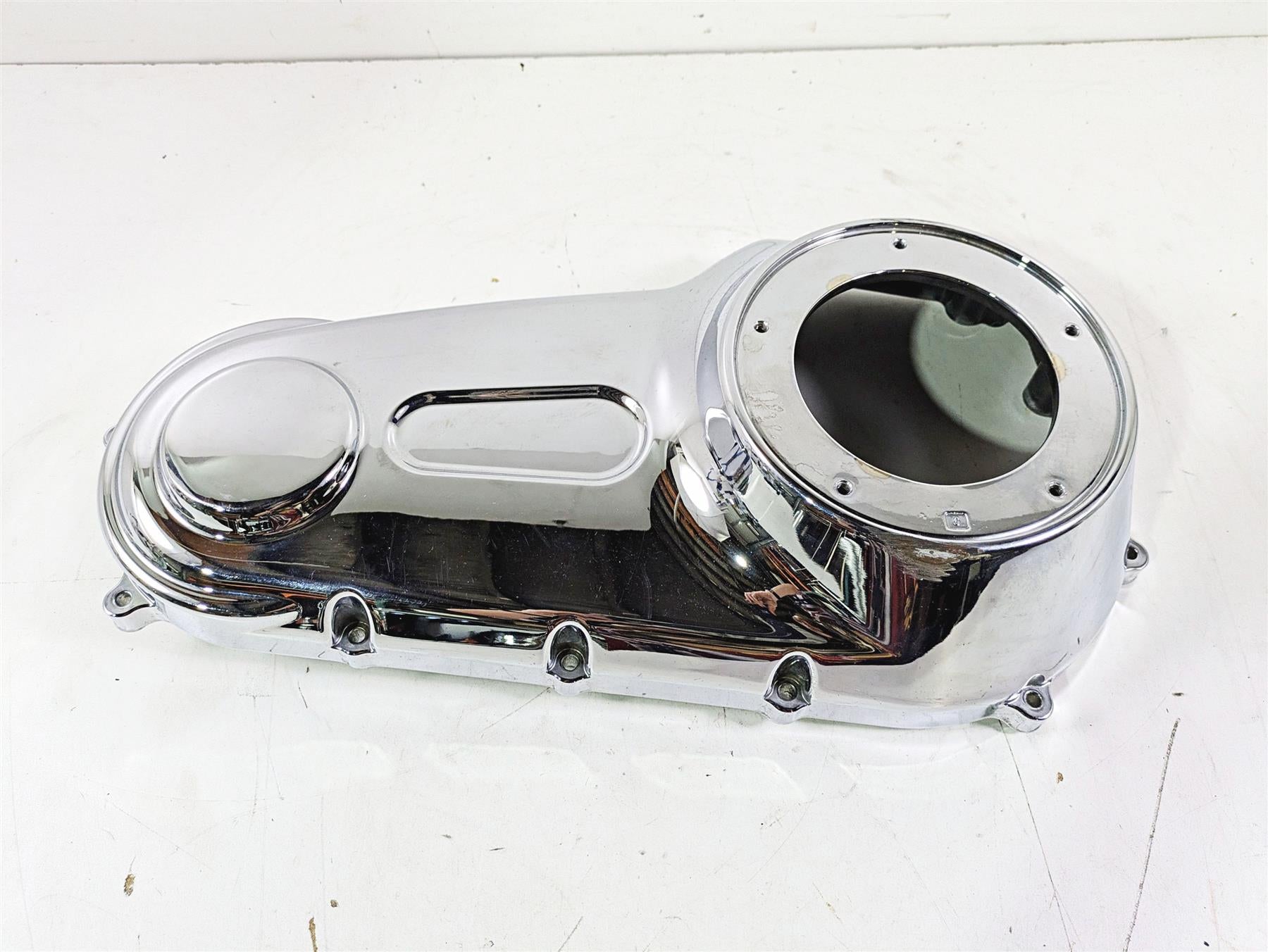 2009 Harley FXCWC Softail Rocker Outer Primary Drive Clutch Cover 60784-06 {{ shop.shopifyCountryName }} - Mototech271