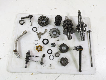 1998 KTM 380 SX MX Transmission Gears Shift Drum Lever Forks 54633003400 54633002500 {{ shop.shopifyCountryName }} - Mototech271